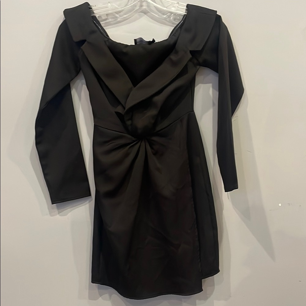 Elegant Black Women's Dress prettylittlething brand xs
